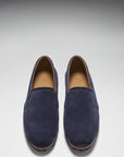 Tyre Sole Espadrilles, navy blue suede