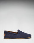 Tyre Sole Espadrilles, navy blue suede