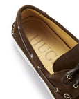 Deck Shoes, brown suede