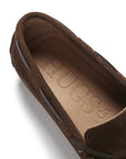 Laced Driving Loafers, brown suede