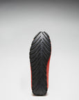 Tyre Sole Laced Driving Loafers, red suede