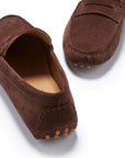 Penny Driving Loafers, brown suede