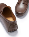 Penny Driving Loafers, brown leather