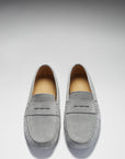 Penny Driving Loafers, dove grey suede