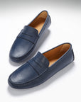 Penny Driving Loafers, french navy leather