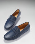 Penny Driving Loafers, french navy leather
