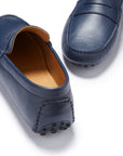 Penny Driving Loafers, french navy leather