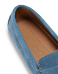Penny Driving Loafers, petrol blue suede