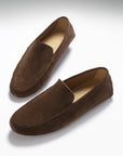 Driving Loafers, brown suede