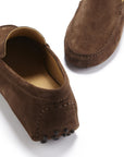 Driving Loafers, brown suede