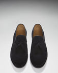 Black Suede Tasselled Brogues, Welted Leather Sole