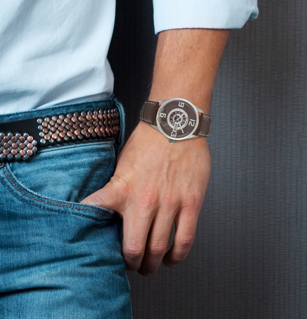 Simmons Men’s Watch In Brown Luxury Mens Chritmas Gift Brix + Bailey