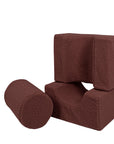 MeowBaby® Bearly Shape Set with 3 Elements - Brown