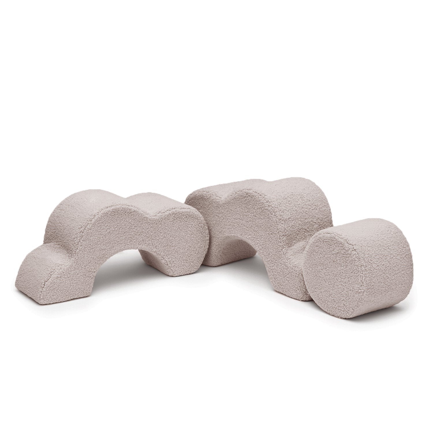 Foam Flower Play Set in Bearly Light Grey