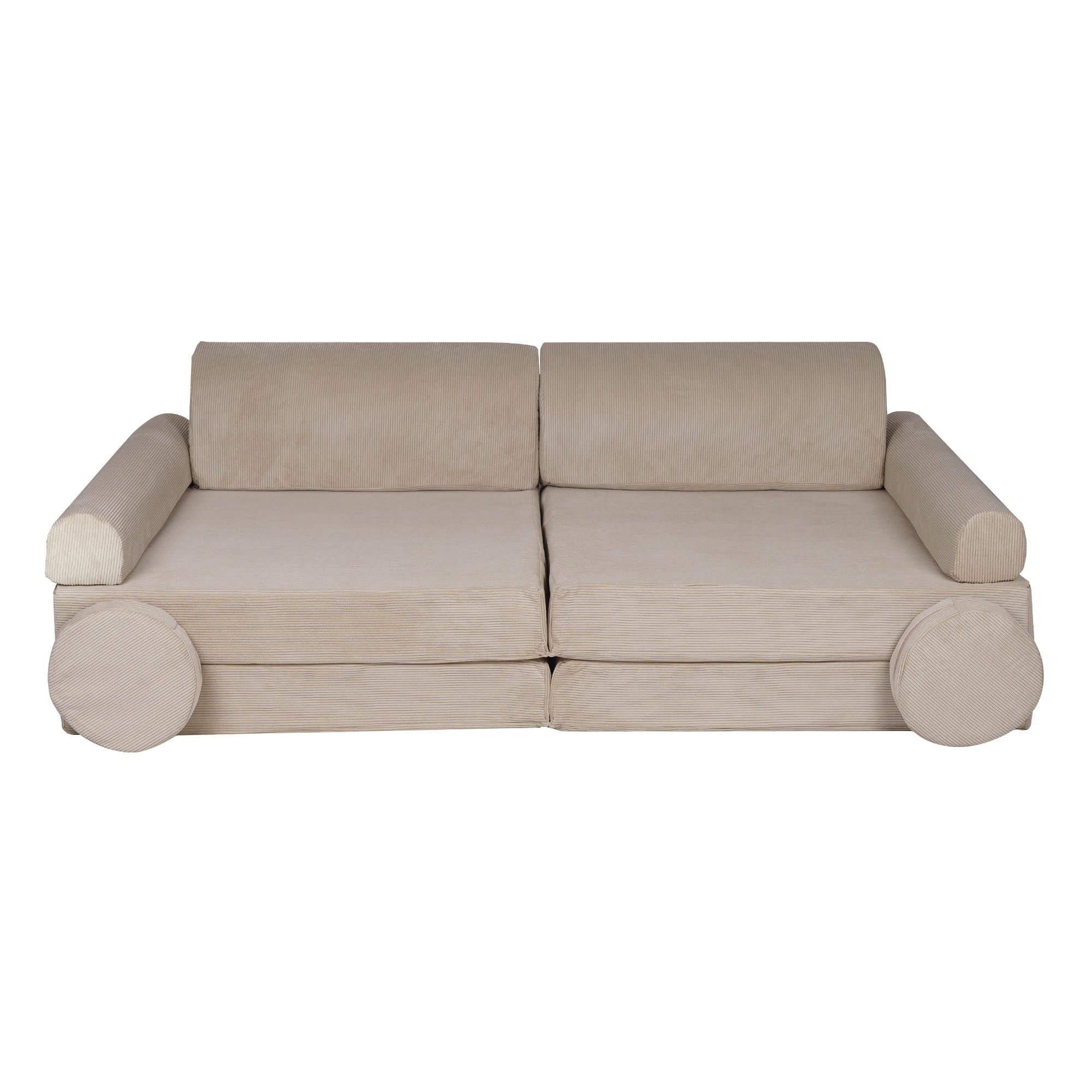 Large Slimcord Sofa in Ecru for Children