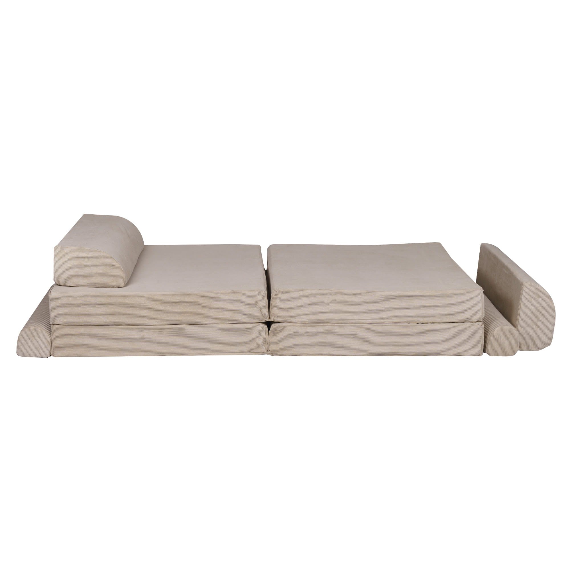 Large Slimcord Sofa in Ecru for Children