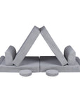 Large Slimcord Kids Sofa Bed in Gray Corduroy