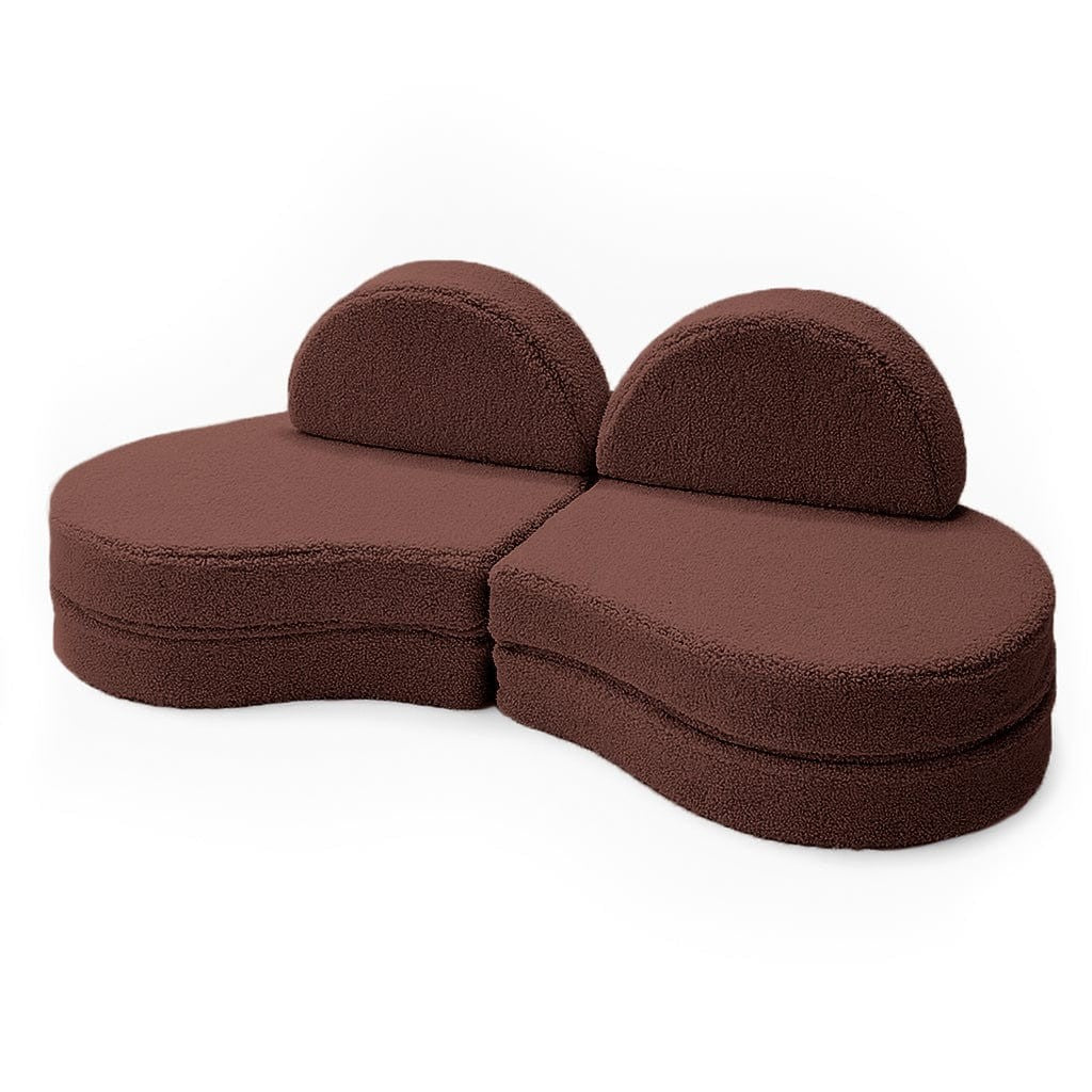 Modular Sofa Coccolo for Kids in Bearly Brown