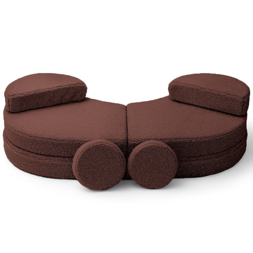 Modular Sofa Coccolo for Kids in Bearly Brown