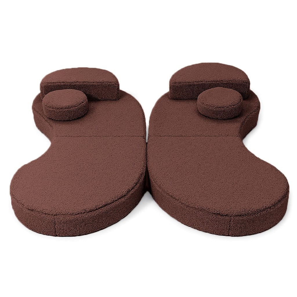 Modular Sofa Coccolo for Kids in Bearly Brown