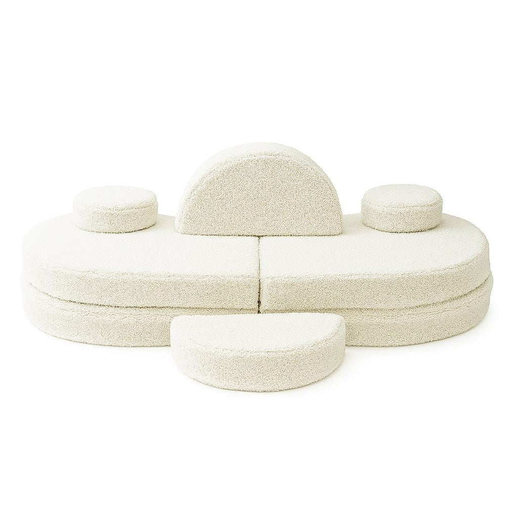 Modular Sofa Coccolo for Kids in Bearly Cream