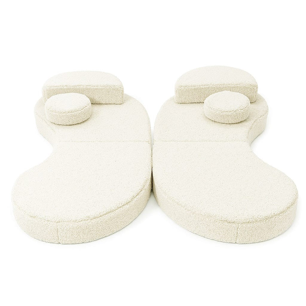Modular Sofa Coccolo for Kids in Bearly Cream