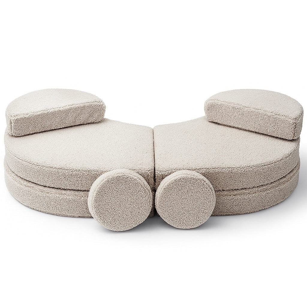 Modular Kids Sofa Coccolo in Bearly Light Gray