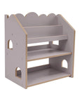MeowBaby Montessori MDF House Bookcase - Grey
