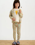 Space-Dye Organic Cotton Knitted Baby & Kids Jogging Trouser