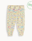 Space-Dye Organic Cotton Knitted Baby & Kids Jogging Trouser