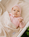 Merino Wool Baby Blanket Love