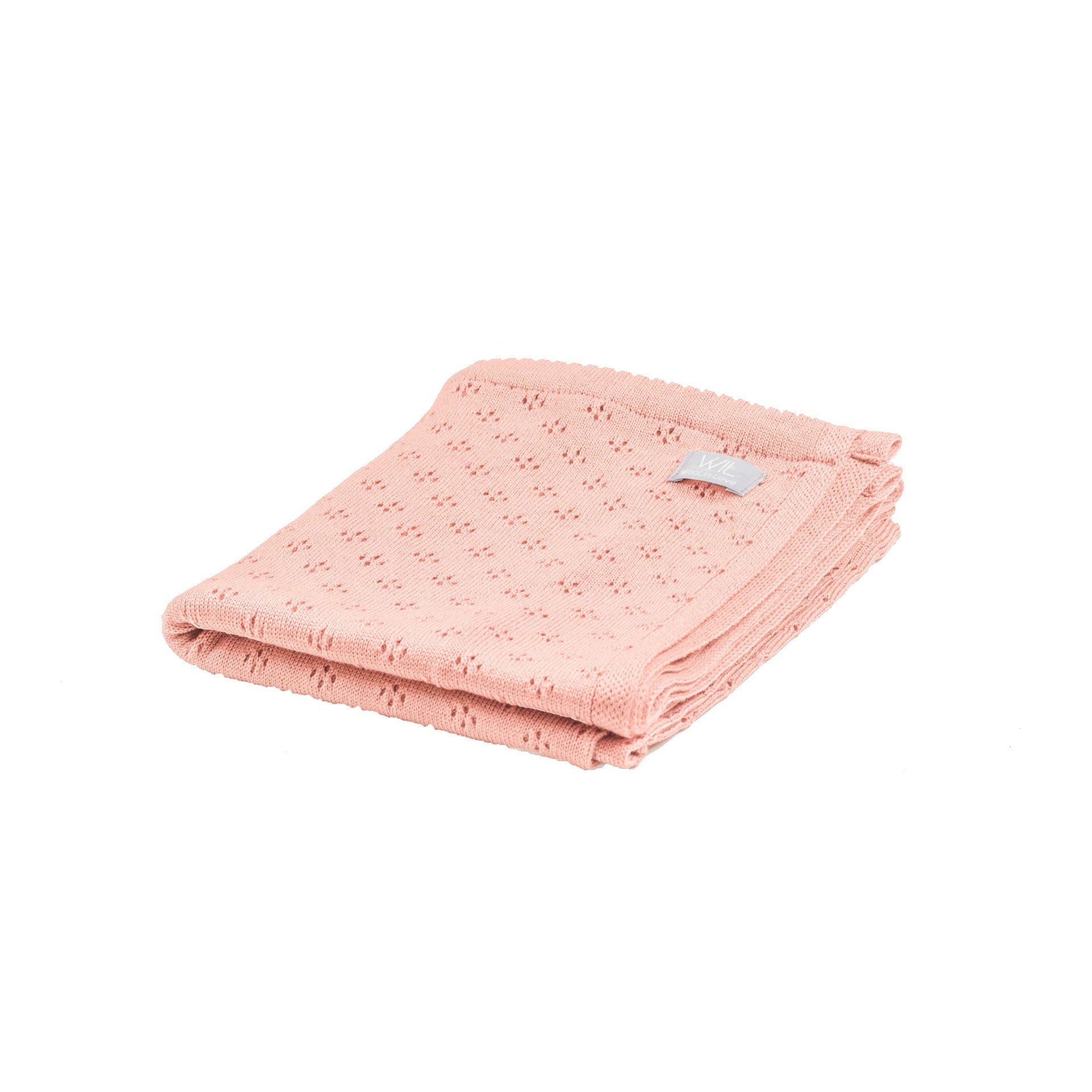 Merino Wool Baby Blanket Love
