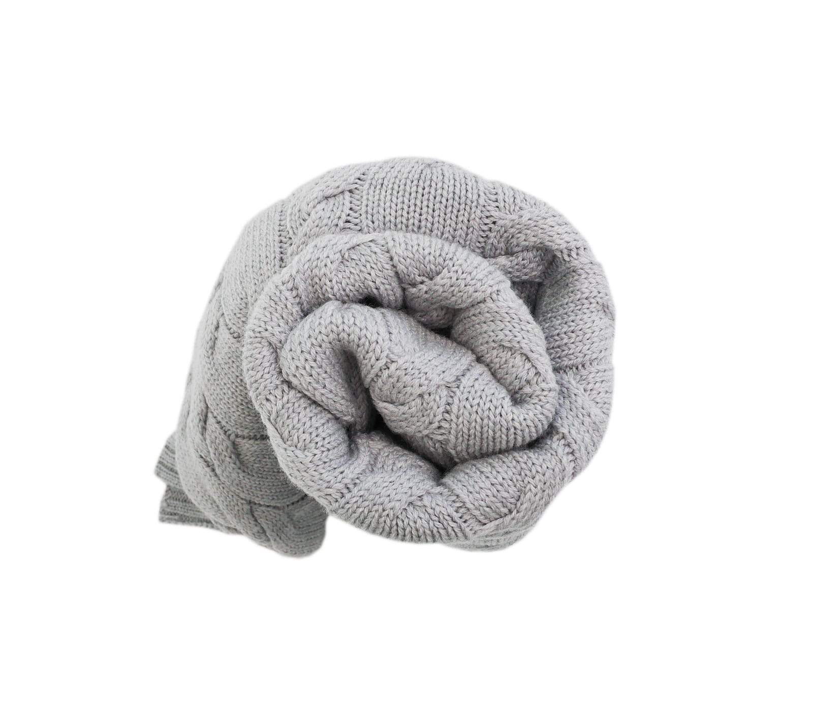 100% Natural Merino Wool Baby Blanket - Soft, Warm & Breathable for All Weather | OEKO-TEX Certified by Lullalove UK at brixbailey.com
