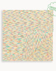 Space-Dye Organic Cotton Knitted Baby Blanket