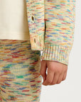 Space-Dye Organic Cotton Baby & Kids Cardigan- Meteor