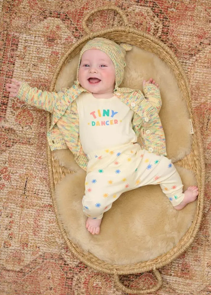 Space-Dye Organic Cotton Baby &amp; Kids Cardigan- Meteor