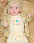 Space-Dye Organic Cotton Baby & Kids Cardigan- Meteor