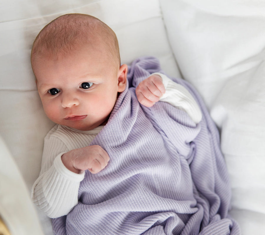 Soft Bamboo Swaddle Blanket - Breathable, Hypoallergenic & UV Resistant for Baby Comfort by Lullalove UK at brixbailey.com