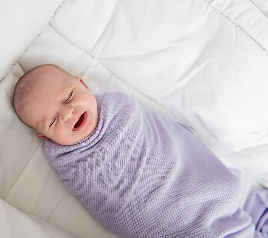 Soft & Breathable Bamboo Swaddle Blanket - Hypoallergenic, Anti-Bacterial & UV Resistant for Baby Comfort by Lullalove UK at brixbailey.com