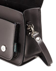 Handmade Leather Micro Satchel - Graphite