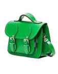 Handmade Leather Micro Satchel - Green