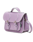 Handmade Leather Micro Satchel - Pastel Violet