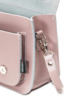 Handmade Leather Micro Satchel - Rose Quartz