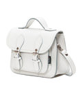 Handmade Leather Micro Satchel - White