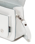 Handmade Leather Micro Satchel - White