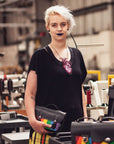 Leather Midi Satchel - Pride