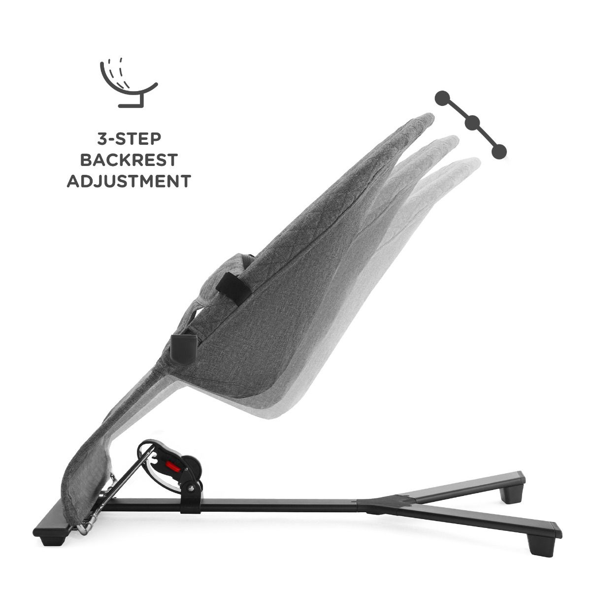 MIMI Minimalist Baby Bouncer – Soothing &amp; Safe with Toy Bar by Kinderkraft at www.brixbailey.com