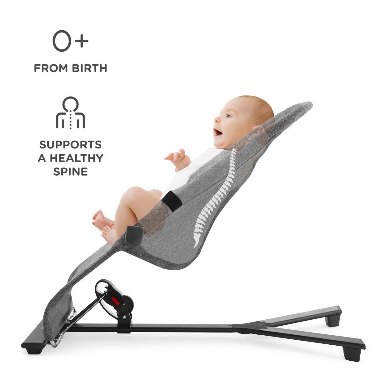 MIMI Minimalist Baby Bouncer-Rocker – Safe &amp; Soothing by Kinderkraft at www.brixbailey.com