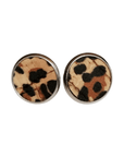 Mini cork stud earrings