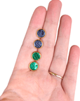 Mini cork stud earrings